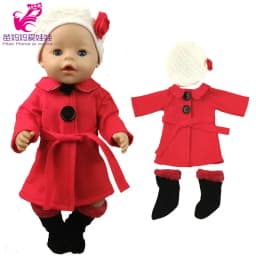 43cm New Born Baby Doll Clothes Hoody Coat for 18 Inch American OG Girl Doll Jacket Children Toys Outfits
