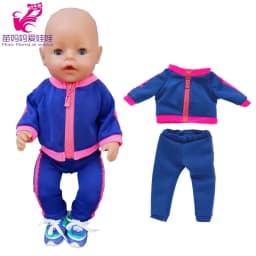 43cm New Born Baby Doll Clothes Hoody Coat for 18 Inch American OG Girl Doll Jacket Children Toys Outfits