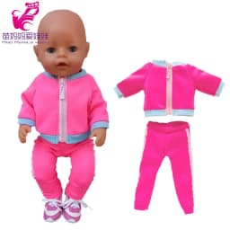 43cm New Born Baby Doll Clothes Hoody Coat for 18 Inch American OG Girl Doll Jacket Children Toys Outfits