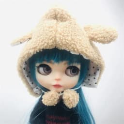 New Handmade 1PCS Cute Blyth Animal Hat Pink/Brown/White for Licca Azone 1/6 Dolls Accessories