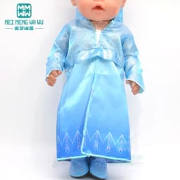 Clothes for Doll for 43cm New Born Doll Accessories Dresses Cloaks Boots Shoes
