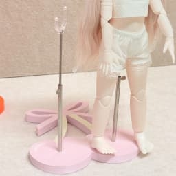 1/6 3DPrinted BJD Doll Display Stand Cute Cherry Dual‑figure Base Doll Support Stand Auxiliary Standing Holder For 30cm BJD Doll