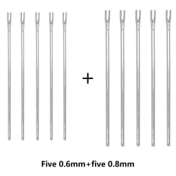 0.6mm 0.8mm Rerooting Needle Doll Hair Repaint Dolls Head  Hair Rooting Tools Wig Making Supplies Accessories
