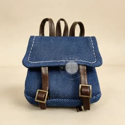 1/6 Doll Clothes Accessories Fashion Retro Casual Denim Backpack Versatile Rucksack For 30cm FR Babi Supermodel Doll Dress Up