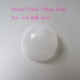 Clear Silicone Wig Protection Cover for 1/6 1/4 1/3 BJD DD SD MSD YOSD Doll Accessories
