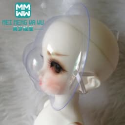 Clear Silicone Wig Protection Cover for 1/6 1/4 1/3 BJD DD SD MSD YOSD Doll Accessories