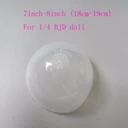 Clear Silicone Wig Protection Cover for 1/6 1/4 1/3 BJD DD SD MSD YOSD Doll Accessories