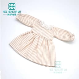 1pcs Blyth Doll Clothes Retro Dress, Plaid Skirt, Striped Lace Skirt for Blyth Azone OB23 OB24 1/6 Doll Accessories