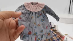 1pcs Blyth Doll Clothes Retro Dress, Plaid Skirt, Striped Lace Skirt for Blyth Azone OB23 OB24 1/6 Doll Accessories