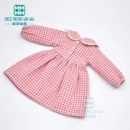 1pcs Blyth Doll Clothes Retro Dress, Plaid Skirt, Striped Lace Skirt for Blyth Azone OB23 OB24 1/6 Doll Accessories
