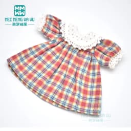 1pcs Blyth Doll Clothes Retro Dress, Plaid Skirt, Striped Lace Skirt for Blyth Azone OB23 OB24 1/6 Doll Accessories