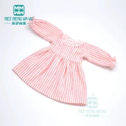 1pcs Blyth Doll Clothes Retro Dress, Plaid Skirt, Striped Lace Skirt for Blyth Azone OB23 OB24 1/6 Doll Accessories