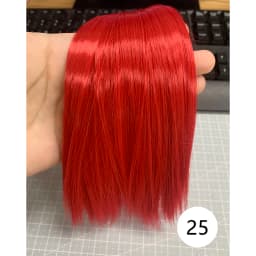 1 Piece Wig BJD Hair 25cm*100cm, Various Colors, Straight Hair Wig, Suitable for 1/3 1/4 BJD DIY