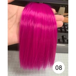 1 Piece Wig BJD Hair 25cm*100cm, Various Colors, Straight Hair Wig, Suitable for 1/3 1/4 BJD DIY