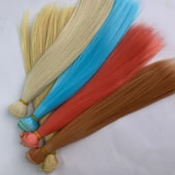 1 Piece Wig BJD Hair 25cm*100cm, Various Colors, Straight Hair Wig, Suitable for 1/3 1/4 BJD DIY