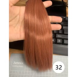 1 Piece Wig BJD Hair 25cm*100cm, Various Colors, Straight Hair Wig, Suitable for 1/3 1/4 BJD DIY