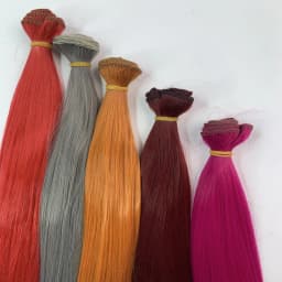 1 Piece Wig BJD Hair 25cm*100cm, Various Colors, Straight Hair Wig, Suitable for 1/3 1/4 BJD DIY