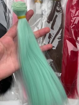 1 Piece Wig BJD Hair 25cm*100cm, Various Colors, Straight Hair Wig, Suitable for 1/3 1/4 BJD DIY