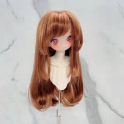 BJD Wig Cute Doll Accessory Headband SD Small Cloth Cotton Doll Straight Bangs DIY Doll Cross Dressing Wig Accessorie Makeup Toy