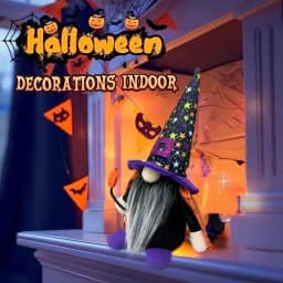 Halloween Gnome Plush Doll Faceless Dwarf Ornament Soft Stuffed Toy Home Table Party Decor Holiday Gift