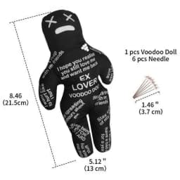Bad Boss Voodoo Doll Toys Handmade Personalized Polyester Doll Holiday Party Gifts
