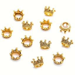 Dollhouse Mini Crown, Metal Doll Crown, Mini Alloy Tiara, Suitable for Doll Headwear Accessories. Doll Crown Accessory Pendant