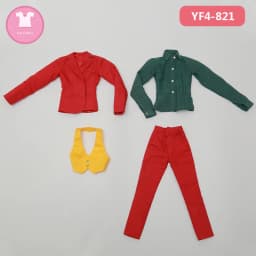 Doll BJD Clothes 1/4 Handsome Doll Clothes Uniform For Dollshe MSD MA Body Doll accessories luodoll