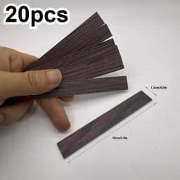 20pcs Dollhouse Miniature Wood Floor Tiles, Simulated Herringbone Flooring Model