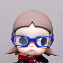 (Only Glasses) Fashion Doll Eyewear Fit ZSIGA Yearning Place Gaga Sister Movable Figure BJD Doll Costume Decor Accessories