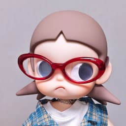 (Only Glasses) Fashion Doll Eyewear Fit ZSIGA Yearning Place Gaga Sister Movable Figure BJD Doll Costume Decor Accessories