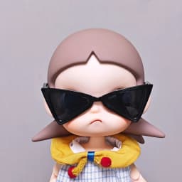 (Only Glasses) Fashion Doll Eyewear Fit ZSIGA Yearning Place Gaga Sister Movable Figure BJD Doll Costume Decor Accessories
