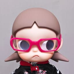 (Only Glasses) Fashion Doll Eyewear Fit ZSIGA Yearning Place Gaga Sister Movable Figure BJD Doll Costume Decor Accessories