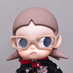(Only Glasses) Fashion Doll Eyewear Fit ZSIGA Yearning Place Gaga Sister Movable Figure BJD Doll Costume Decor Accessories