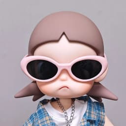 (Only Glasses) Fashion Doll Eyewear Fit ZSIGA Yearning Place Gaga Sister Movable Figure BJD Doll Costume Decor Accessories