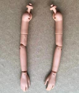 Dancing Girl Replacements Hands Brown Beige White Skin Bratss Doll Parts 1/6 Doll Accessories