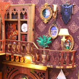 DIY Book Nook Kit Wooden Mini Dollhouse 3D Puzzl Model Building Handmade Bookshelf Insert Home Decor For Xmas Birthday Gifts