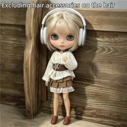 For Blythe Doll Outfit Clothes Retro Flower Dress Set Winter Coat Skirt Puppy Pants Clothing For OB24 OB22 Small 6/1 Doll Gift