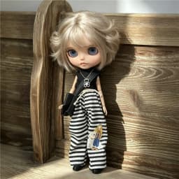 For Blythe Doll Outfit Clothes Retro Flower Dress Set Winter Coat Skirt Puppy Pants Clothing For OB24 OB22 Small 6/1 Doll Gift