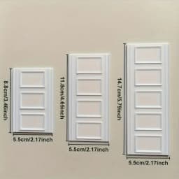 1Pcs Role Play Doll House Accessories Dollhouse Square Wall Skirt Wall Panel For Micro Landscape Window Display