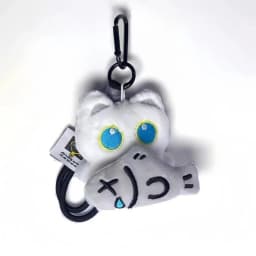 1pcs 2Pcs Cool Plush Black Cat Doll Toy Keychain Bag Pendant Charms Car Keyring Accessories for Women Couples Kawaii Gift