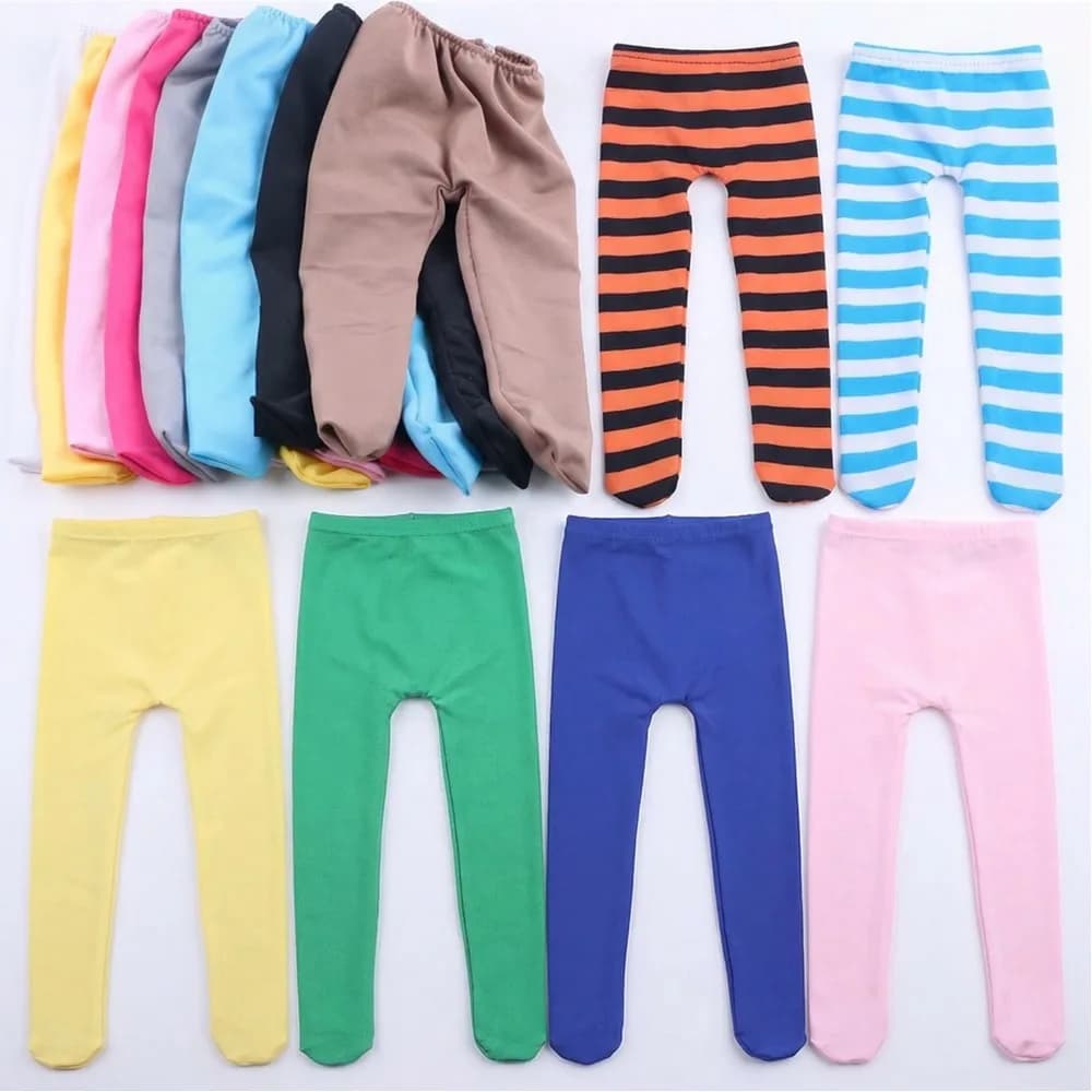 43cm Baby Doll Leggings,18inch American Doll Pants,Doll Clothes Accesories The Best Christmas Gifts And Toys For Children