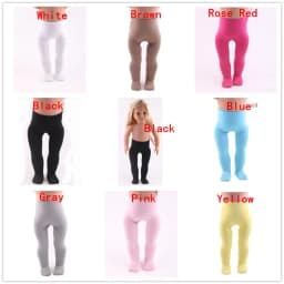 43cm Baby Doll Leggings,18inch American Doll Pants,Doll Clothes Accesories The Best Christmas Gifts And Toys For Children