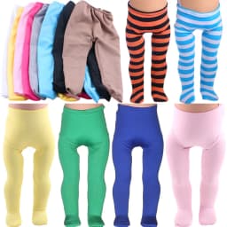 43cm Baby Doll Leggings,18inch American Doll Pants,Doll Clothes Accesories The Best Christmas Gifts And Toys For Children