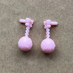 Rainbow Fashion Sister 1/6 Doll Earrings Colorful Personality Decor Accessories for Doll Decorations