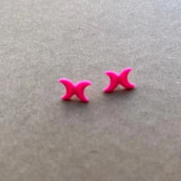Rainbow Fashion Sister 1/6 Doll Earrings Colorful Personality Decor Accessories for Doll Decorations