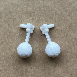 Rainbow Fashion Sister 1/6 Doll Earrings Colorful Personality Decor Accessories for Doll Decorations