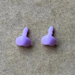 Rainbow Fashion Sister 1/6 Doll Earrings Colorful Personality Decor Accessories for Doll Decorations