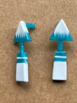 Rainbow Fashion Sister 1/6 Doll Earrings Colorful Personality Decor Accessories for Doll Decorations