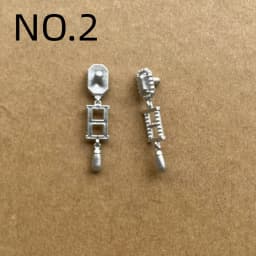 Rainbow Fashion Sister 1/6 Doll Earrings Colorful Personality Decor Accessories for Doll Decorations