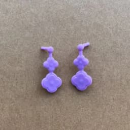 Rainbow Fashion Sister 1/6 Doll Earrings Colorful Personality Decor Accessories for Doll Decorations